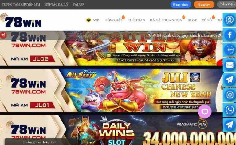 Slot game jackpot hấp dẫn tại 78win